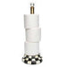 MacKenzie-Childs Bath Courtly Check Enamel Toilet Tissue Storage