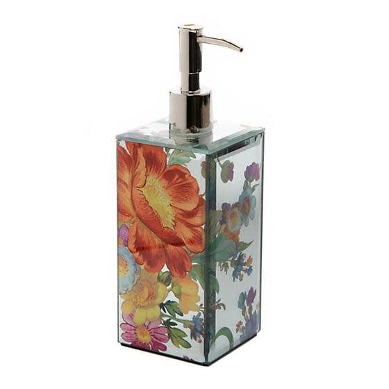 MacKenzie-Childs Bath Flower Market Reflections Pump Dispenser