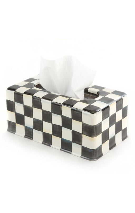 MacKenzie-Childs Bath Mackenzie-Childs Courtly Check Standard Tissue Box Cover