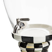 MacKenzie-Childs Beverage Dispenser Courtly Check Enamel Beverage Hostess