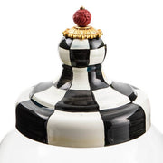 MacKenzie-Childs Beverage Dispenser Courtly Check Enamel Beverage Hostess