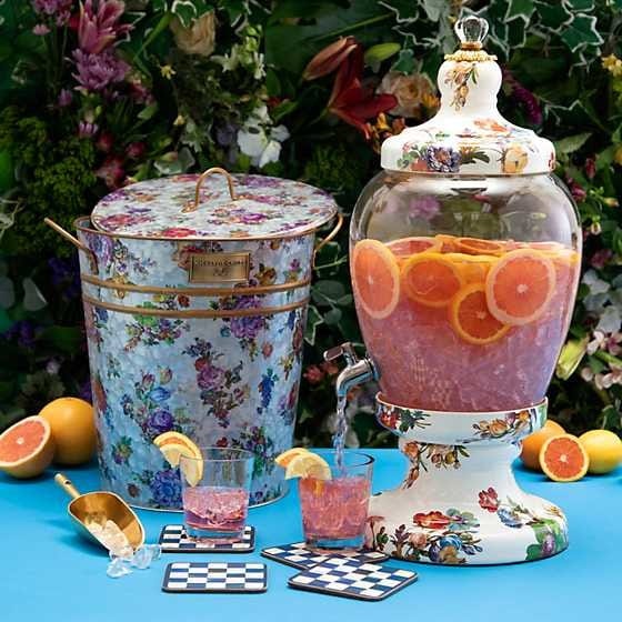 MacKenzie-Childs Beverage Dispenser Flower Market Beverage Hostess