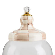 MacKenzie-Childs Beverage Dispenser Mackenzie-Childs Mocha Check Beverage Hostess