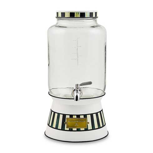 MacKenzie-Childs Beverage Dispenser Spectator Galvanized Beverage Dispenser