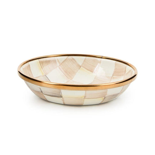 MacKenzie-Childs Bowl Mackenzie-Childs Mocha Check Dipping Bowl