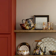 MacKenzie-Childs Bowl Mackenzie-Childs Wild Rose Brown Large Everyday Bowl