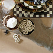 MacKenzie-Childs Bowl Mackenzie-Childs Wild Rose Brown Pinch Bowl