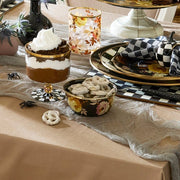 MacKenzie-Childs Bowl Mackenzie-Childs Wild Rose Brown Pinch Bowl