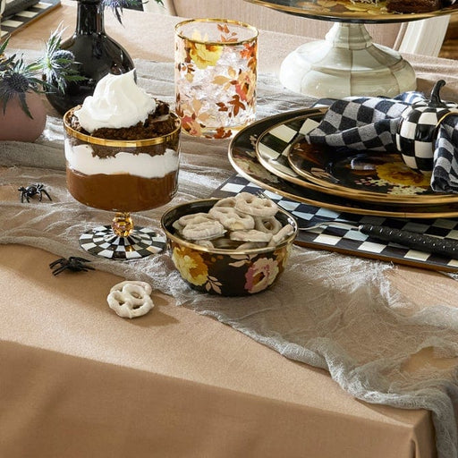 MacKenzie-Childs Bowl Mackenzie-Childs Wild Rose Brown Pinch Bowl