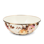 MacKenzie-Childs Bowl Mackenzie-Childs Wild Rose White Extra Large Everyday Bowl