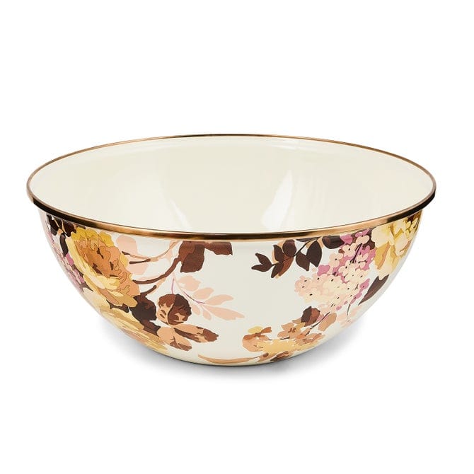 MacKenzie-Childs Bowl Mackenzie-Childs Wild Rose White Large Everyday Bowl