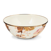 MacKenzie-Childs Bowl Mackenzie-Childs Wild Rose White Medium Everyday Bowl