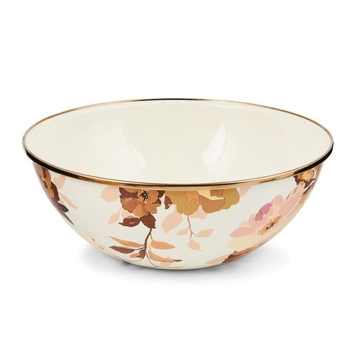 MacKenzie-Childs Bowl Mackenzie-Childs Wild Rose White Medium Everyday Bowl