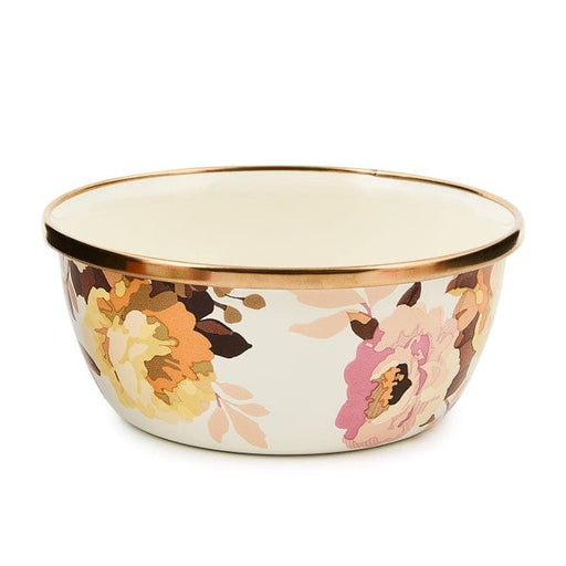 MacKenzie-Childs Bowl Mackenzie-Childs Wild Rose White Pinch Bowl