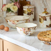 MacKenzie-Childs Bowl Mackenzie-Childs Wild Rose White Small Everyday Bowl