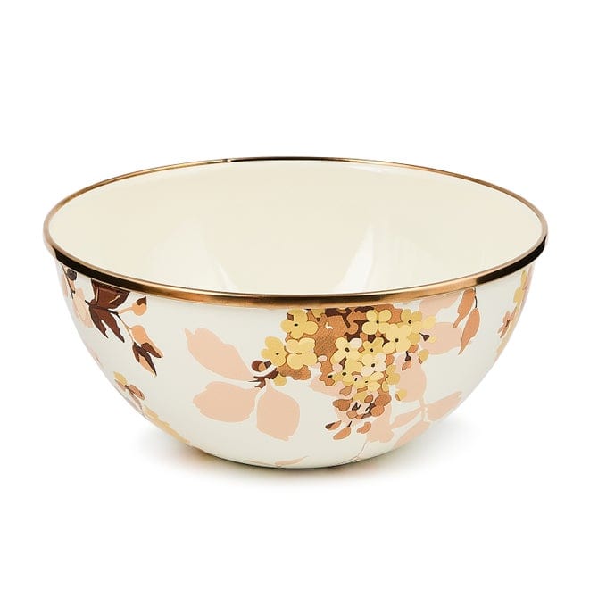 MacKenzie-Childs Bowl Mackenzie-Childs Wild Rose White Small Everyday Bowl