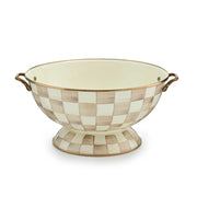 MacKenzie-Childs Bowl Mocha Check Everything Bowl