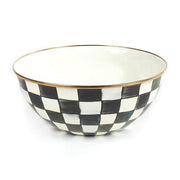 MacKenzie-Childs Bowls Courtly Check Enamel Everyday Bowl - Large