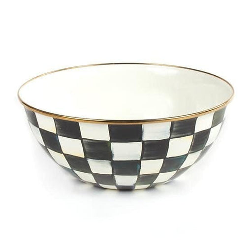 MacKenzie-Childs Bowls Courtly Check Enamel Everyday Bowl - Large