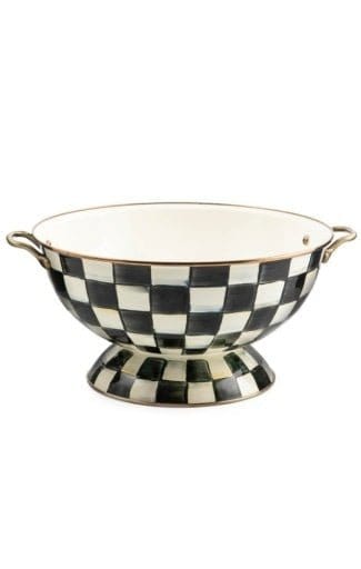 MacKenzie-Childs Bowls Courtly Check Enamel Everything Bowl