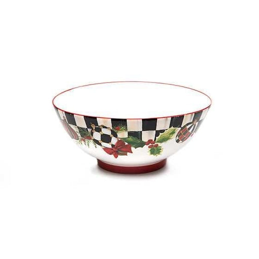 MacKenzie-Childs Bowls Deck the Halls Serving Bowl