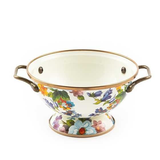 MacKenzie-Childs Bowls Flower Market Simply Anything Bowl - White - Final Sale