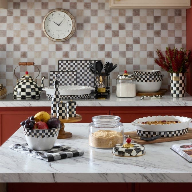 MacKenzie-Childs Bowls Mackenzie-Childs Courtly Check Everyday Mixing Bowls, Set of 3