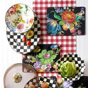 MacKenzie-Childs Bowls MacKenzie-Childs Flower Market serving bowl - white