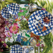 MacKenzie-Childs Bowls Royal Check Breakfast Bowl