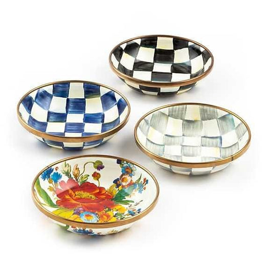 MacKenzie-Childs Bowls Royal Check Enamel Dipping Bowl