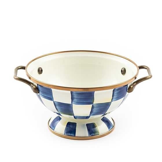 MacKenzie-Childs Bowls Royal Check Enamel Simply Anything Bowl