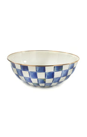 MacKenzie-Childs Bowls Royal Check  Everyday Bowl - Extra Large
