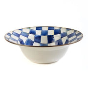 MacKenzie-Childs Bowls Royal Check Serving Bowl