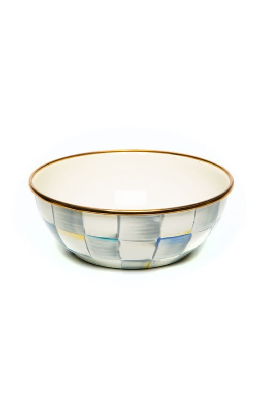 MacKenzie-Childs Bowls Sterling Check Enamel Everyday Bowl