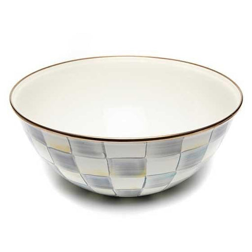 MacKenzie-Childs Bowls Sterling Check Enamel Everyday Bowl - Large