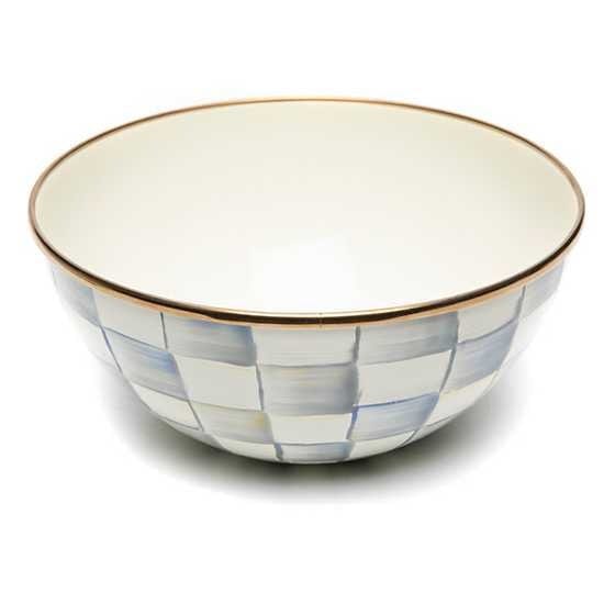 MacKenzie-Childs Bowls Sterling Check Enamel Everyday Bowl - Small