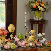 MacKenzie-Childs Bunnies & Rabbits Florabunda Bunny - Yellow - FINAL SALE