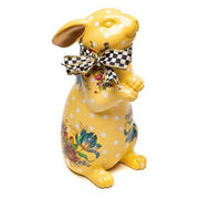 MacKenzie-Childs Bunnies & Rabbits Florabunda Bunny - Yellow - FINAL SALE