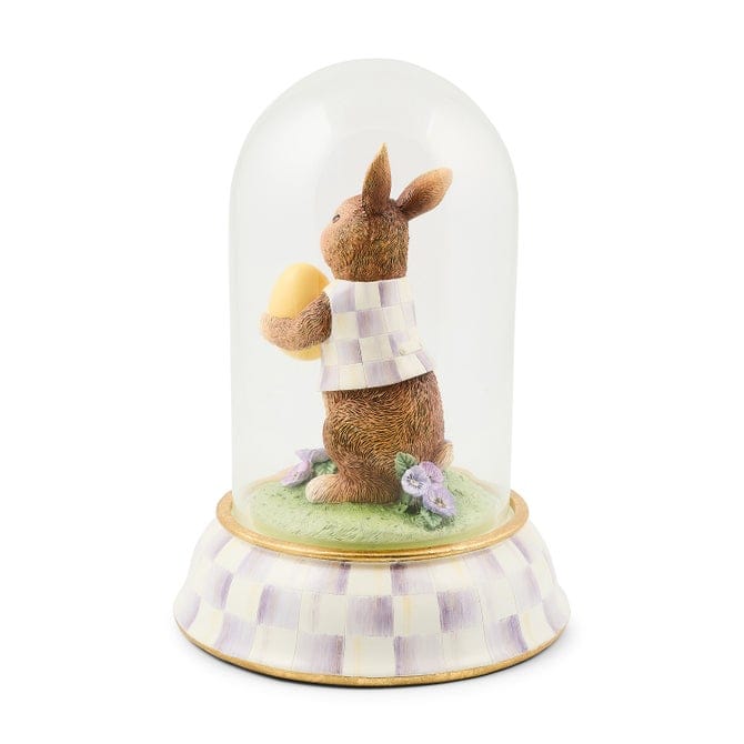MacKenzie-Childs Bunnies & Rabbits Pansy Party Bunny Cloche