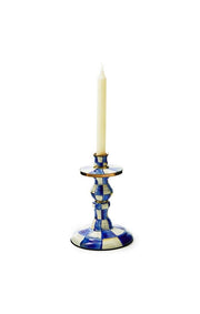 MacKenzie-Childs candle holder Royal Check Small Candlestick