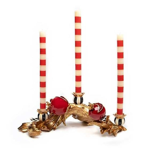 MacKenzie-Childs Candle Holders Christmas Magic Garland Candle Holder