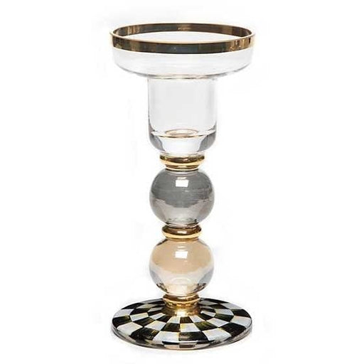 MacKenzie-Childs Candle Holders Courtly Check Sphere Candlestick - Medium