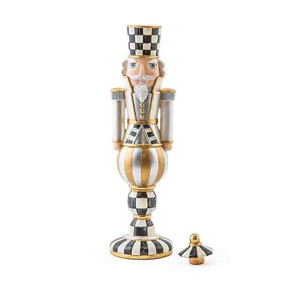 MacKenzie-Childs Candle Holders Glam Up Buckingham Nutcracker Candle Holder