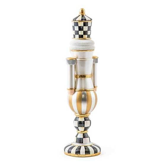 MacKenzie-Childs Candle Holders Glam Up Buckingham Nutcracker Candle Holder