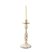 MacKenzie-Childs Candle Holders Mackenzie-Childs Mocha Check Large Candlestick