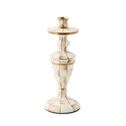 MacKenzie-Childs Candle Holders Mackenzie-Childs Mocha Check Medium Candlestick