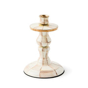 MacKenzie-Childs Candle Holders Mackenzie-Childs Mocha Check Small Candlestick