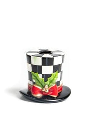 MacKenzie-Childs Candle Holders Nostalgia Snowman Candle Holder