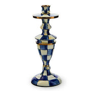 MacKenzie-Childs Candle Holders Royal Check Medium Candlestick