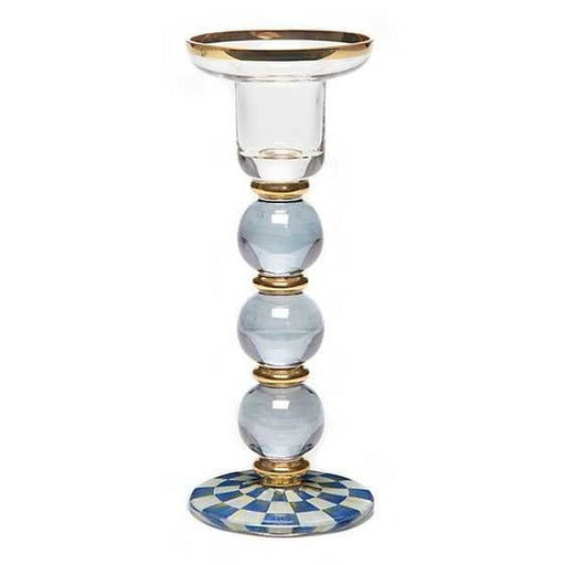 MacKenzie-Childs Candle Holders Royal Check Sphere Candlestick - Large